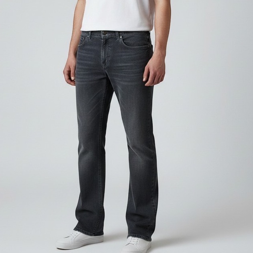 Gap Corduroy Pants Men 34x30 Dark Gray Low Rise Boot Fit Cotton Blend - Picture 1 of 12